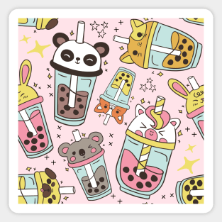 Kawaii Boba Tea Sticker